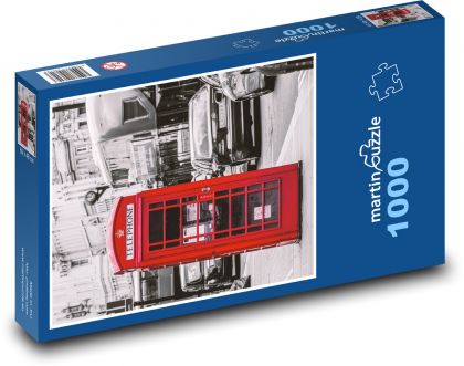 Londýn - Puzzle 1000 dílků, rozměr 60x46 cm