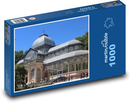 Londýn - Křišťálový palác - Puzzle 1000 dílků, rozměr 60x46 cm