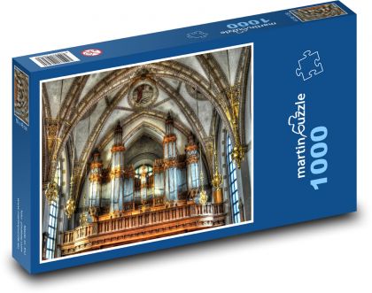 Stockholm - St. Clara Church - Puzzle 1000 dílků, rozměr 60x46 cm