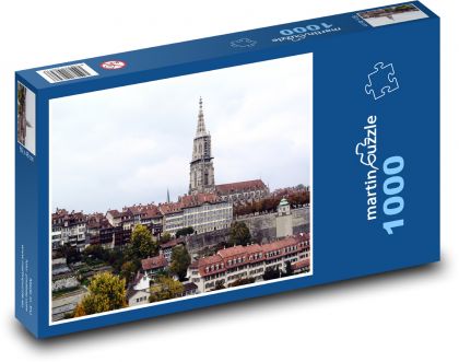 Švýcarsko - Bern - Puzzle 1000 dílků, rozměr 60x46 cm
