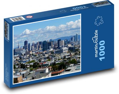 San Francisco - Puzzle 1000 dílků, rozměr 60x46 cm