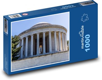 Jeffersonův památník - Puzzle 1000 dílků, rozměr 60x46 cm