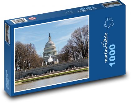 Kapitol Spojených států amerických - Puzzle 1000 dílků, rozměr 60x46 cm