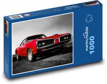Červené športové auto Puzzle 1000 dielikov - 60 x 46 cm 