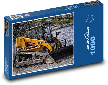 Samochód - koparka - Puzzle 1000 elementów, rozmiar 60x46 cm