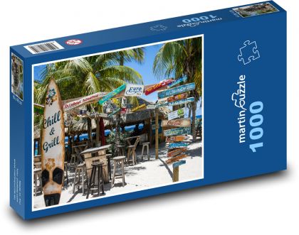 Tropische Strandbar - Puzzle - 1000 Teile