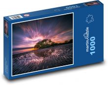 Odliv při západu slunce Puzzle 1000 dílků - 60 x 46 cm