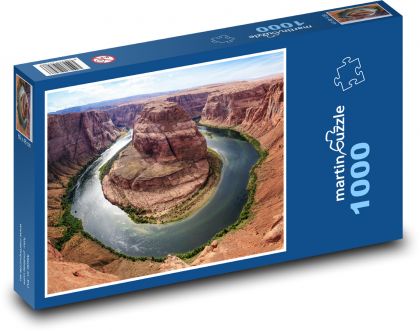 Arizona - meandr řeky v kaňonu - puzzle 1000 dílků