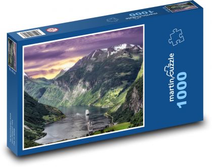 Norwegen - Fjorde, Berge - Puzzle - 1000 Teile