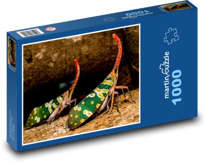 Zelené cikády - hmyz - puzzle 1000 dílků