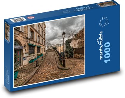 Paříž - Montmartre - Puzzle 1000 dílků, rozměr 60x46 cm