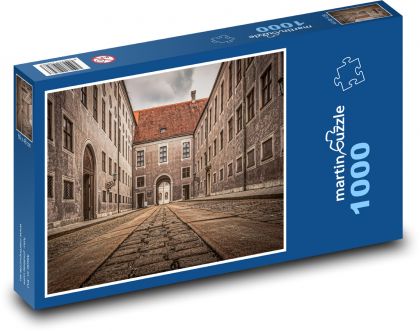 Mnichov - budovy - Puzzle 1000 dílků, rozměr 60x46 cm