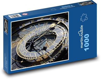Praga - Zegar Astronomiczny - Puzzle 1000 elementów, rozmiar 60x46 cm
