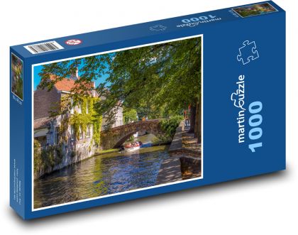 Belgie - Brugge - Puzzle 1000 dílků, rozměr 60x46 cm