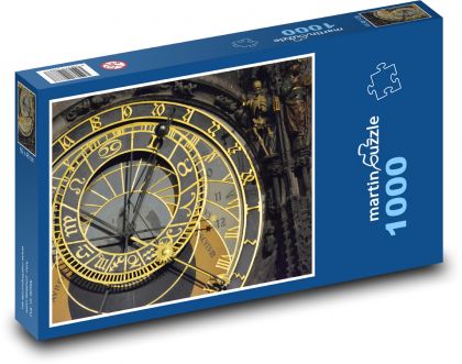 Praha - Orloj - Puzzle 1000 dílků, rozměr 60x46 cm