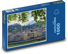 Rakousko - Salzburg Puzzle 1000 dílků - 60 x 46 cm