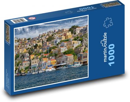 Řecko - Symi - Puzzle 1000 dílků, rozměr 60x46 cm
