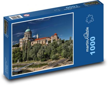 Maďarsko - Ostřihom, bazilika - Puzzle 1000 dílků, rozměr 60x46 cm