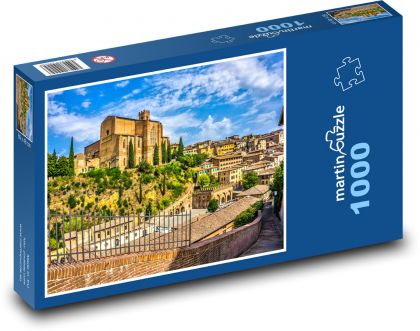 Itálie - Toskánsko, Siena - Puzzle 1000 dílků, rozměr 60x46 cm