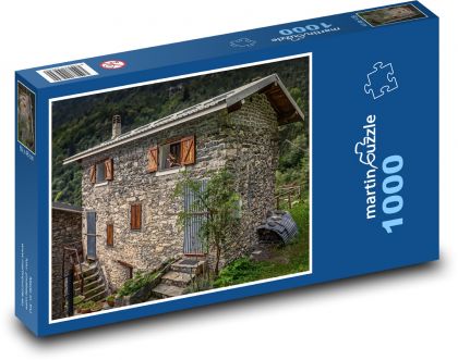 Italien - Carnino, Stein-Haus - Puzzle - 1000 Teile