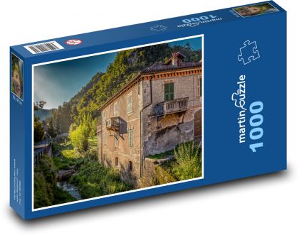 Itálie - Piemont - Puzzle 1000 dílků, rozměr 60x46 cm