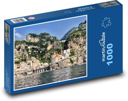 Taliansko - Pobrežie Amalfi - Puzzle 1000 dielikov, rozmer 60x46 cm