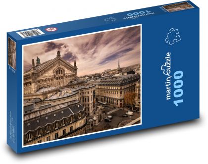 Francie - Paříž - Puzzle 1000 dílků, rozměr 60x46 cm