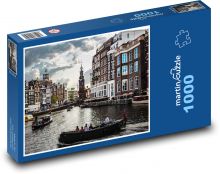 Holandsko - Amsterdam Puzzle 1000 dielikov - 60 x 46 cm 