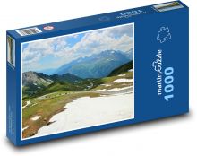 Rakúsko - Alpy Puzzle 1000 dielikov - 60 x 46 cm 
