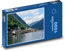 Hallstadt, Rakousko Puzzle 1000 dílků - 60 x 46 cm