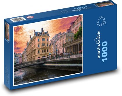 Česká Republika - Karlovy Vary - Puzzle 1000 dielikov, rozmer 60x46 cm