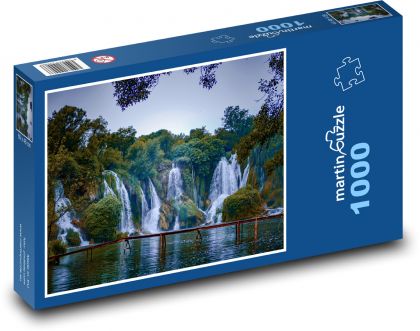 The Kingdom of Waterfalls - Puzzle 1000 pieces, size 60x46 cm 