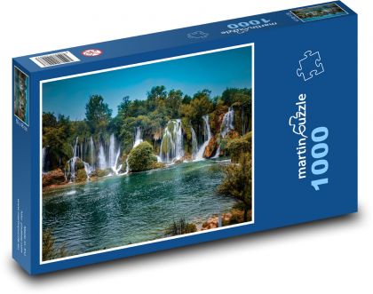 Waterfalls National Park - Puzzle 1000 pieces, size 60x46 cm 