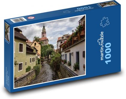 Česká Republika - Český Krumlov - Puzzle 1000 dílků, rozměr 60x46 cm