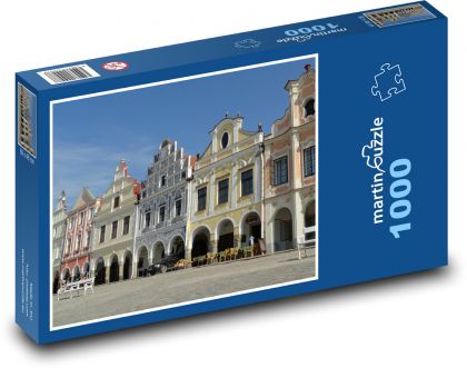 Česká Republika - Telč - Puzzle 1000 dílků, rozměr 60x46 cm