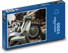 Italské skútry v řadě Puzzle 1000 - 60x46 cm