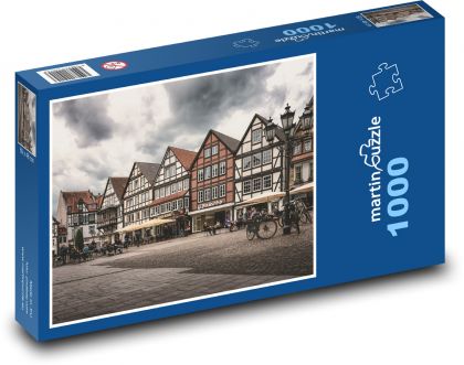 Německo - náměstí - Puzzle 1000 dílků, rozměr 60x46 cm