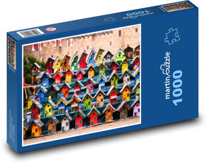 Birdhouses - Puzzle 1000 pieces, size 60x46 cm 