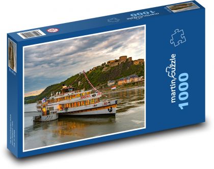 Německo - Koblenz - Puzzle 1000 dílků, rozměr 60x46 cm