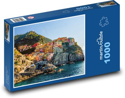 Itálie - Cinque Terre - Puzzle 1000 dílků, rozměr 60x46 cm