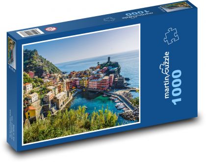 Itálie - Cinque Terre - Puzzle 1000 dílků, rozměr 60x46 cm