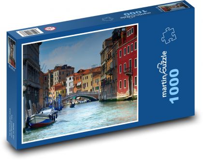 Itálie - Benátky - Puzzle 1000 dílků, rozměr 60x46 cm