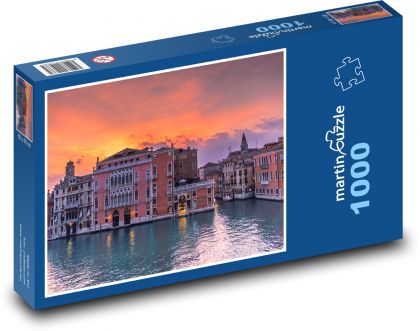 Itálie - Benátky - Puzzle 1000 dílků, rozměr 60x46 cm