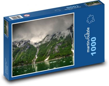 Severský fjord s vodopády - puzzle 1000 dílků