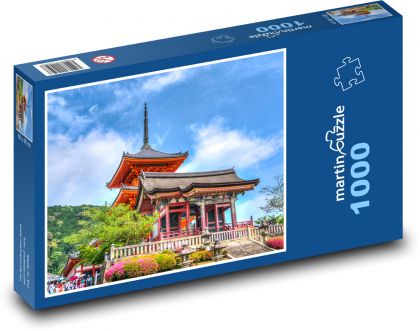 Japonia - świątynia - Puzzle 1000 elementów, rozmiar 60x46 cm