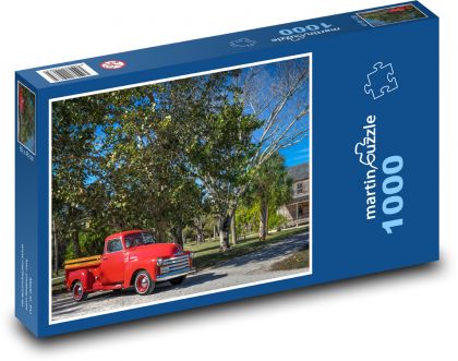 Auto - pick up - Puzzle 1000 dílků, rozměr 60x46 cm