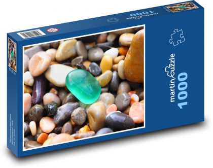 Barevné přírodní kameny - puzzle 1000 dílků
