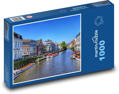 Belgie - Gent - Puzzle 1000 dílků, rozměr 60x46 cm