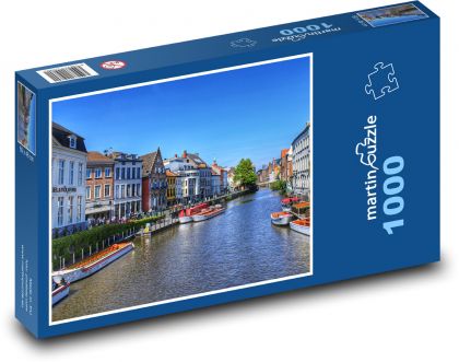 Belgicko - Ghent - Puzzle 1000 dielikov, rozmer 60x46 cm