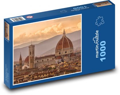 Itálie - Florencie - Puzzle 1000 dílků, rozměr 60x46 cm